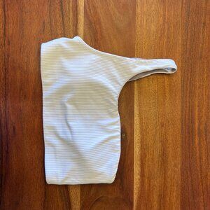 Lululemon Ribbed Nulu Asymmetrical Yoga Bra